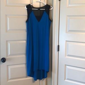 Armani exchange blue and black dress